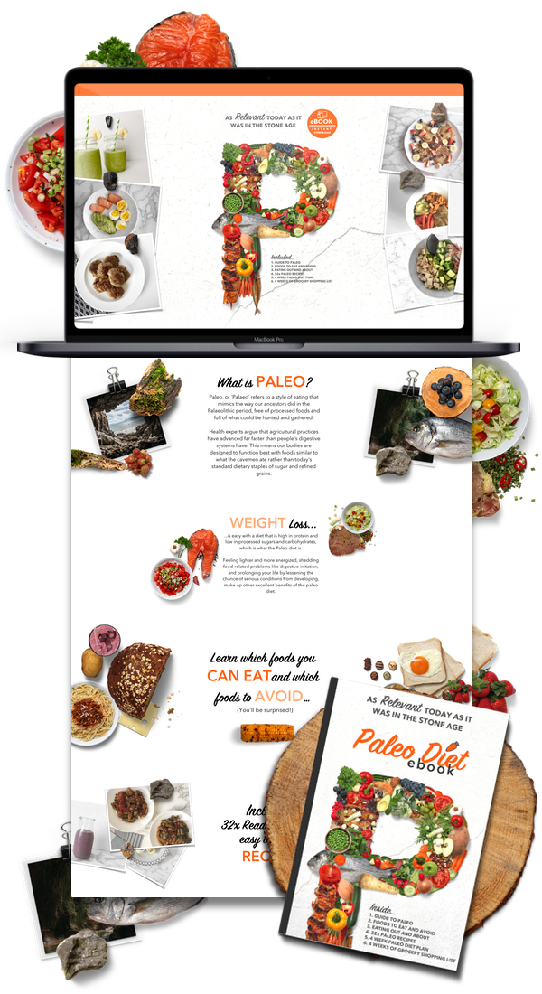 Paleo Diet Ebook Shopify Store For Sale